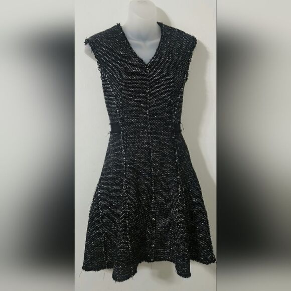 Rebecca taylor Fringe trimmed mini dress size 0 - Picture 6 of 8